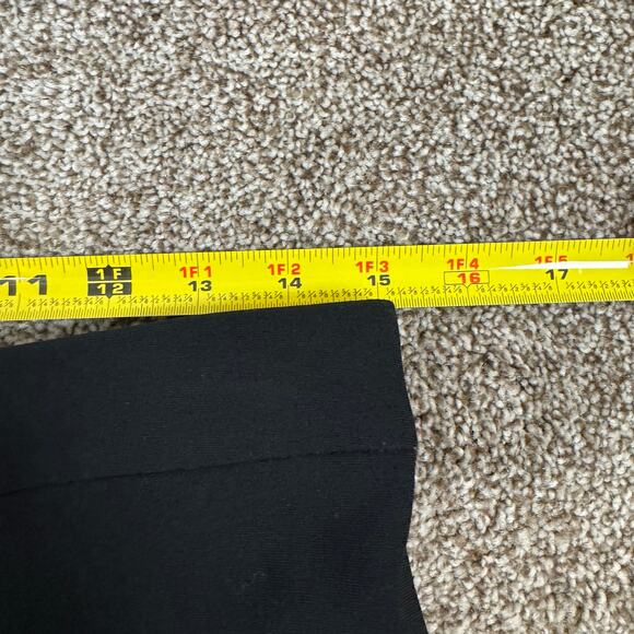 St. John Women's Size 6 Diana Straight Leg Crepe Marocain Black Pants Career - Picture 10 of 12